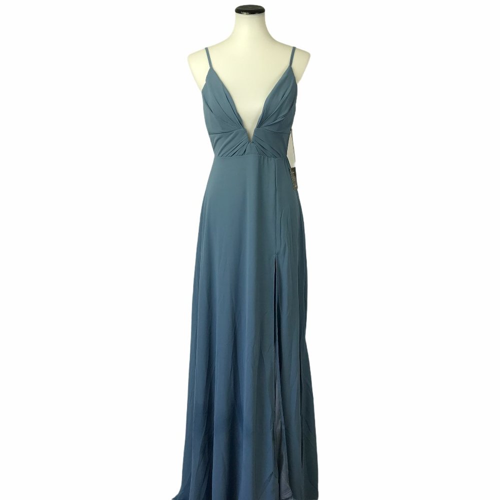 NWD Lulu's Maxi Dress Side Slit Bridesmaid #156